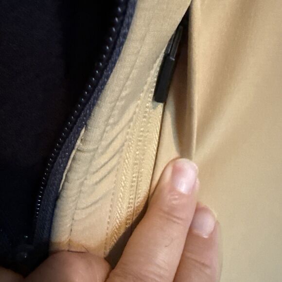 Ascend Fleece Lined Sweater Jacket Fitted Full Zip Women's Pockets Sz XL EUC - Picture 5 of 12